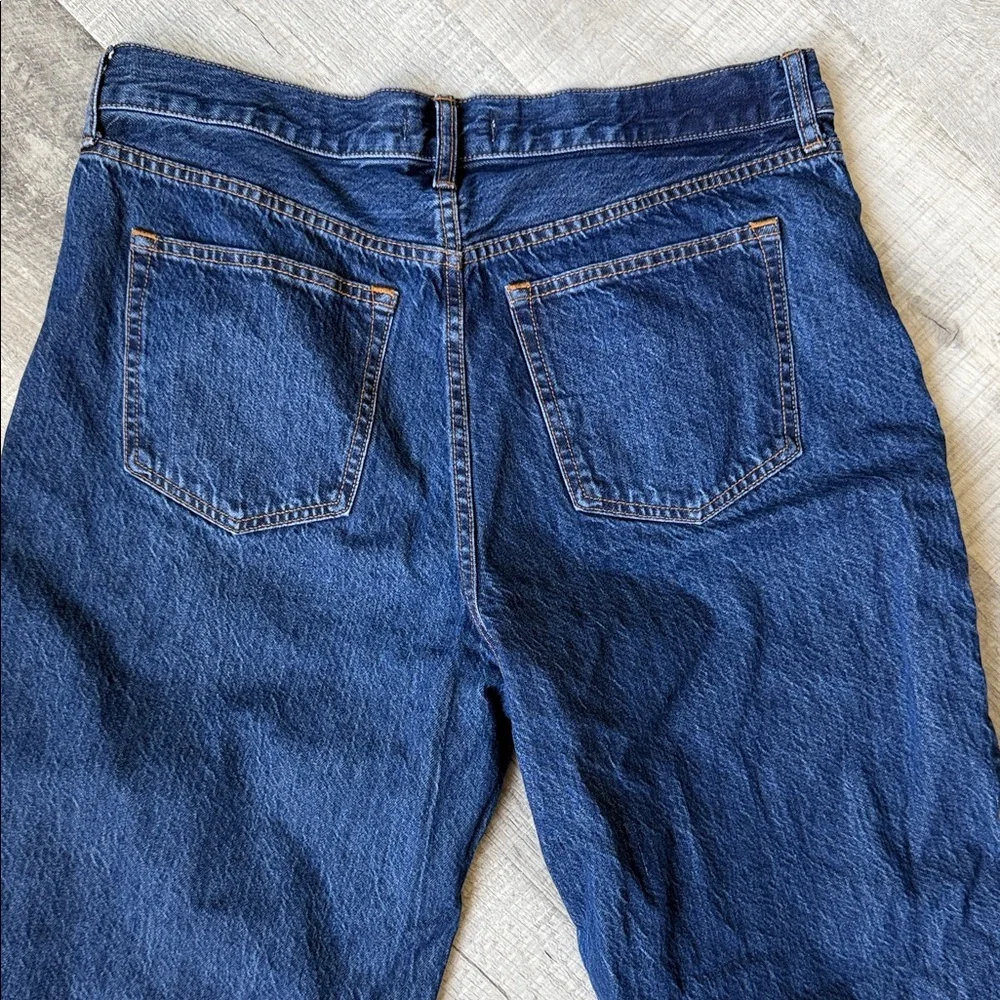 Abercrombie & Fitch the loose high-rise jeans size 32 in Deep Blue - Picture 5 of 7